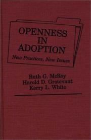 Cover of: Openness in adoption: new practices, new issues