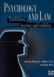 Cover of: Psychology and law: truthfulness accuracy and credibility