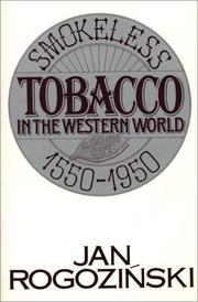 Cover of: Smokeless tobacco in the western world, 1550-1950