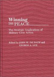 Winning the peace by John Whylen De Pauw