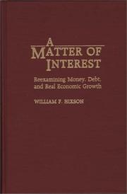 A matter of interest by William F. Hixson