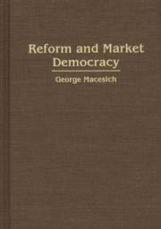 Cover of: Reform and market democracy