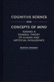 Cover of: Cognitive science and concepts of mind by Morton Wagman