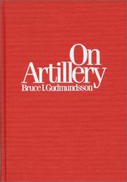 Cover of: On artillery