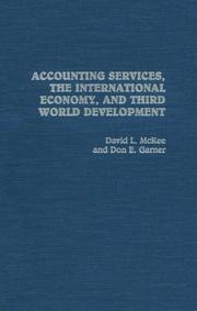 Cover of: Accounting services, the international economy, and Third World development