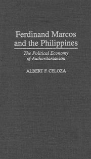 Cover of: Ferdinand Marcos and the Philippines | Albert F. Celoza