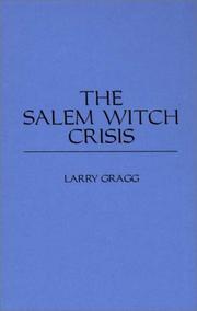 Cover of: The Salem witch crisis