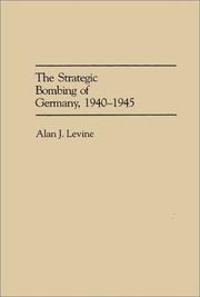 Cover of: The strategic bombing of Germany, 1940-1945