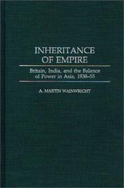 Cover of: Inheritance of Empire by A. Martin Wainwright