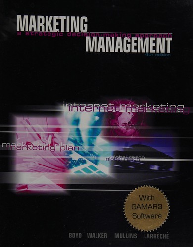 Marketing management by Harper W. Boyd, Jr. ... [et al.].