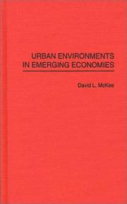 Cover of: Urban environments in emerging economies
