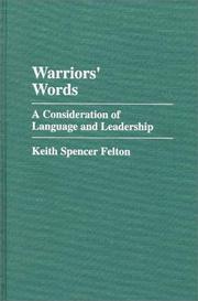 Cover of: Warriors' words: a consideration of language and leadership