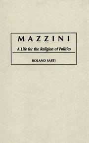 Cover of: Mazzini by Roland Sarti