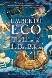 Cover of: The island of the day before by Umberto Eco