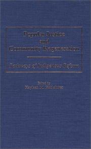 Cover of: Popular justice and community regeneration: pathways of indigenous reform