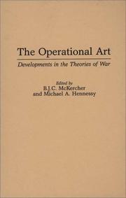 Cover of: The operational art: developments in the theories of war