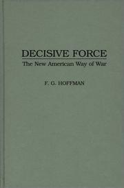 Decisive force by F. G. Hoffman