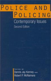 Cover of: Police and policing: contemporary issues