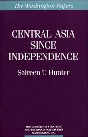 Cover of: Central Asia since independence