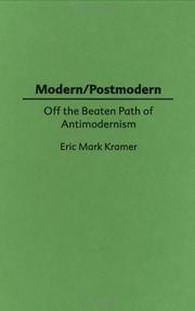 Cover of: Modern/postmodern by Eric Mark Kramer