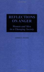 Cover of: Reflections on anger: women and men in a changing society