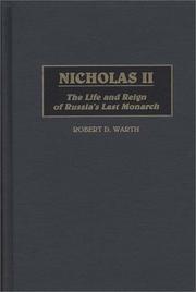 Cover of: Nicholas II | Robert D. Warth