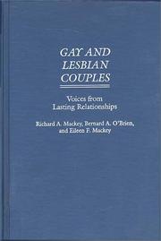 Gay and lesbian couples by Richard A. Mackey