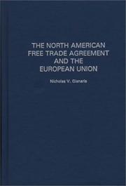 Cover of: The North American Free Trade Agreement and the European Union