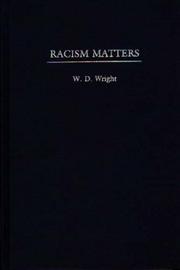 Cover of: Racism matters