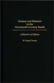 Cover of: Public address in the twentieth-century South: the evolution of a region