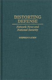 Cover of: Distorting defense by Stephen P. Aubin