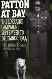 Cover of: Patton at bay: the Lorraine campaign, September to December, 1944