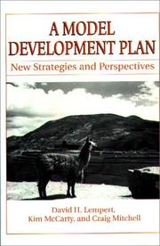 Cover of: A Model Development Plan: New Strategies and Perspectives