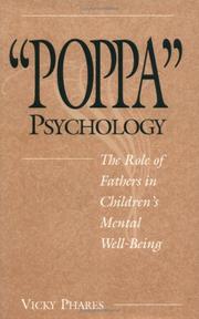 Cover of: "Poppa" psychology by Vicky Phares