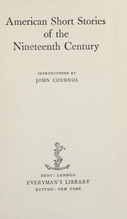 Cover of: American short stories of the nineteenth century by John Cournos