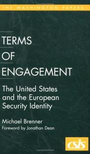 Cover of: Terms of engagement: the United States and the European security identity