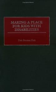 Cover of: Making A Place For Kids With Disabilities