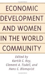 Cover of: Economic Development and Women in the World Community