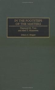 Cover of: In the Footsteps of the Masters by Dickson A. Mungazi