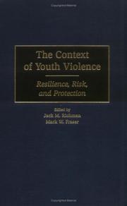 Cover of: The Context of Youth Violence by Mark W. Fraser