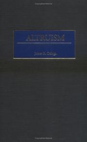 Cover of: Altruism