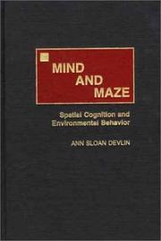 Cover of: Mind and Maze: Spatial Cognition and Environmental Behavior