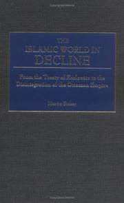 Cover of: The Islamic World in Decline by Martin Sicker