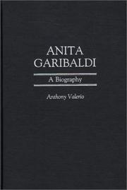 Cover of: Anita Garibaldi: A Biography (Italian and Italian American Studies)