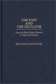 Cover of: The Poet and the Dictator: Lauro de Bosis Resists Fascism in Italy and America