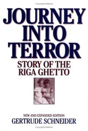 Cover of: Journey into Terror by Gertrude Schneider