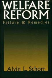Welfare Reform by Alvin L. Schorr