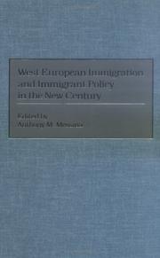 Cover of: West European Immigration and Immigrant Policy in the New Century