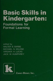 Basic skills in kindergarten by Walter Burke Barbe