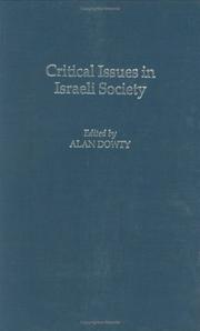 Cover of: Critical Issues in Israeli Society